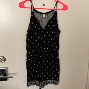 Black and White Patterned Romper from Old Navy